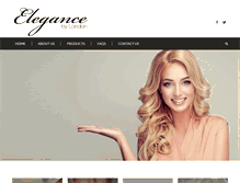 Tablet Screenshot of elegancebylondon.com